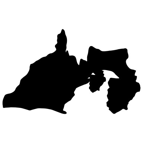 静岡県のシルエット