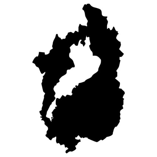 滋賀県のシルエット