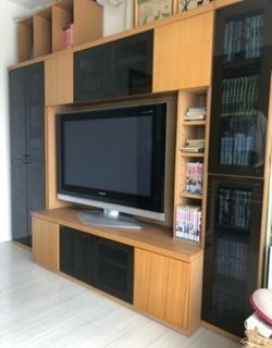 テレビ台回収事例