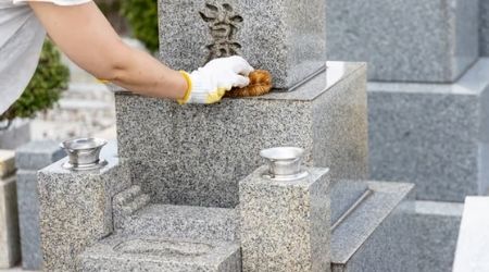 お墓掃除